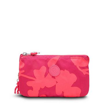 Bolsas Kipling Creativity Large Printed Pouch Rosas | MX 2096IL